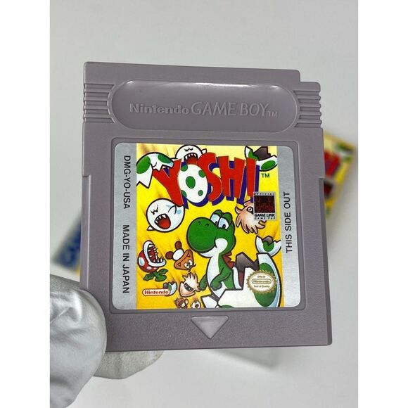 1992 Nintendo Gameboy Yoshi Game Manual & Box -Complete BZ1420 - Picture 2 of 4